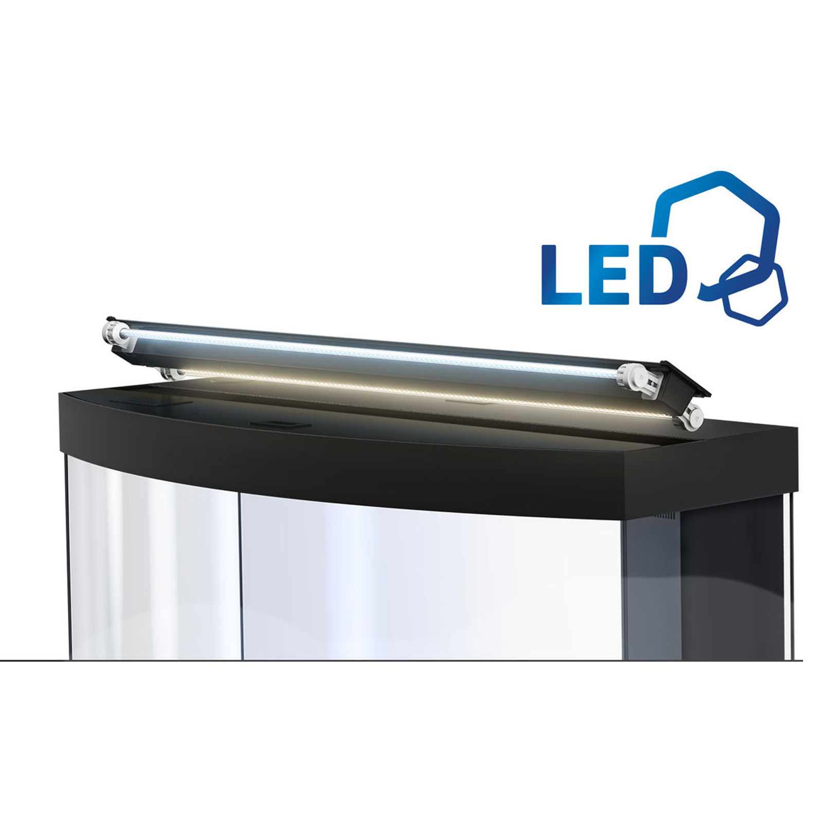 Juwel Acquario Vision 180 Litri LED Nero mis. 92x41x55H cm