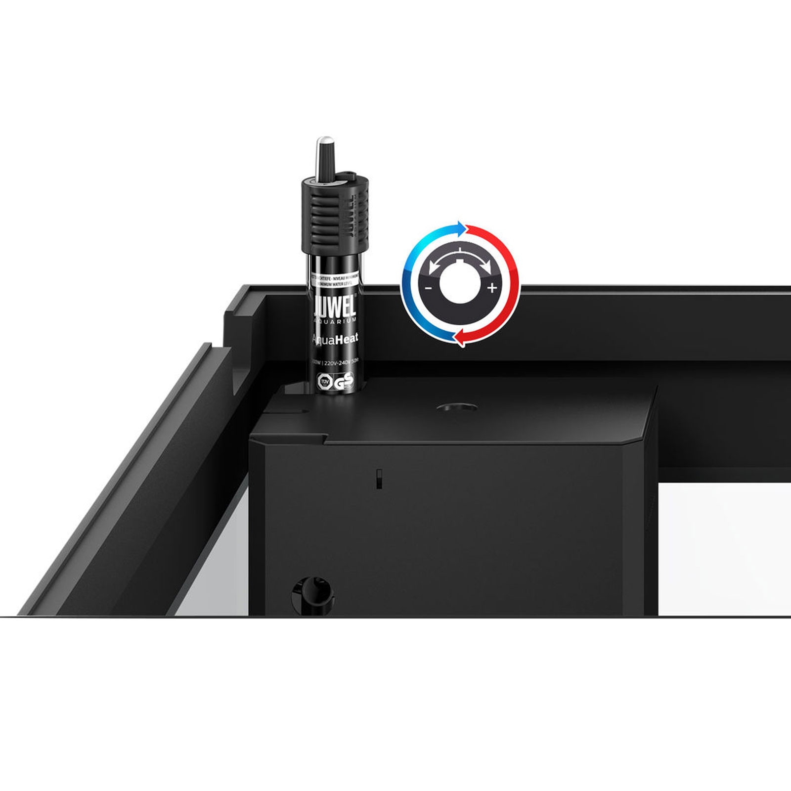 Juwel Acquario Vision 180 Litri LED Nero mis. 92x41x55H cm