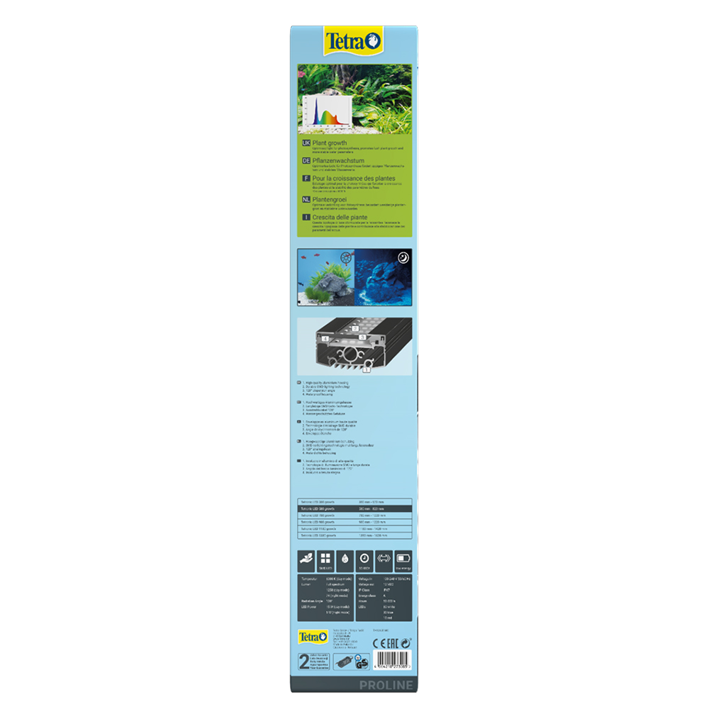 Tetra Tetronic LED ProLine 980 Lampada acquari Piantumati 28W 980mm-1179mm