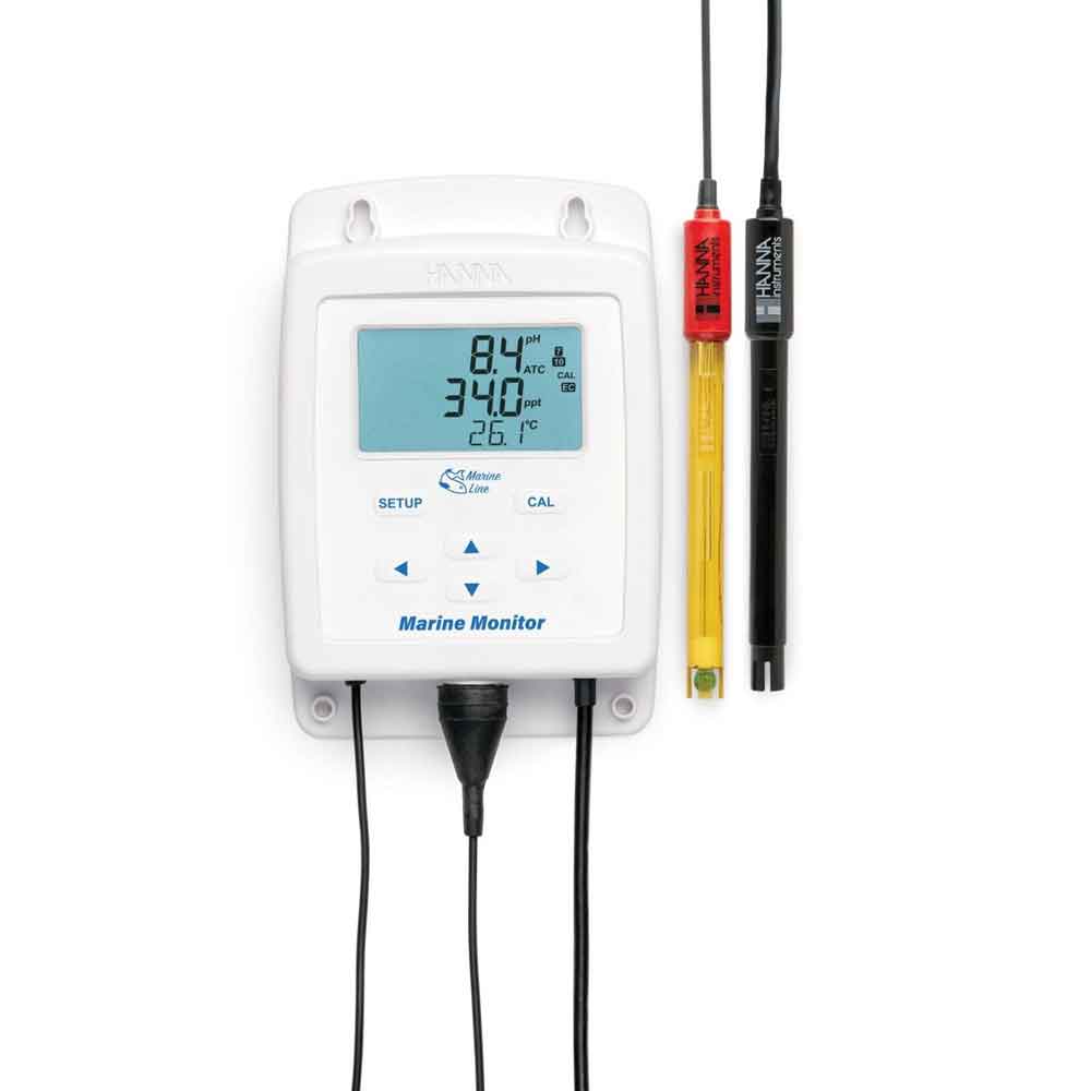 Hanna Marine Monitor Misuratore in continuo di pH, salinità e temperatura