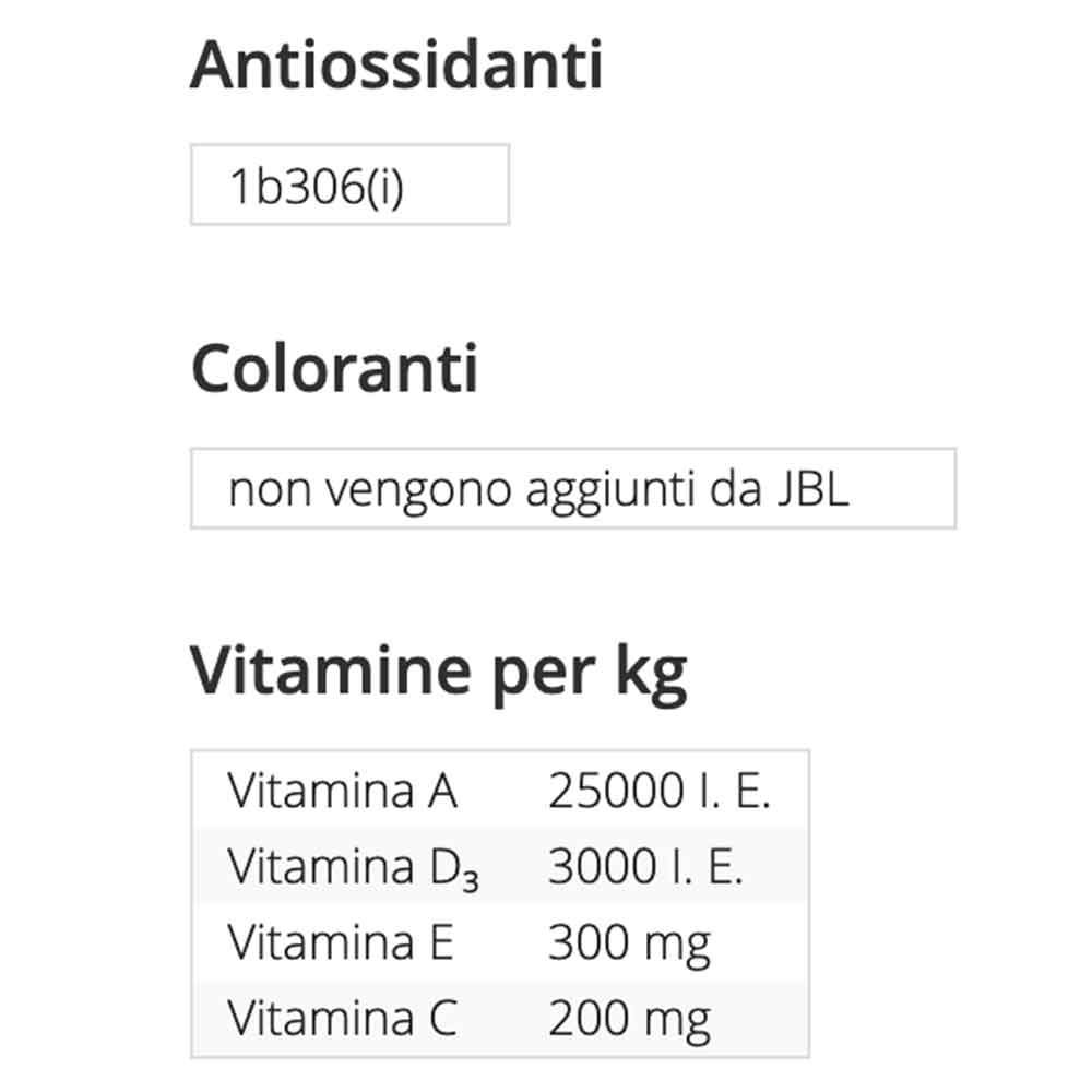 Jbl ProNovo Tanganyka Grano M Granulare con Shrimps e Prebiotici 1000ml 570gr