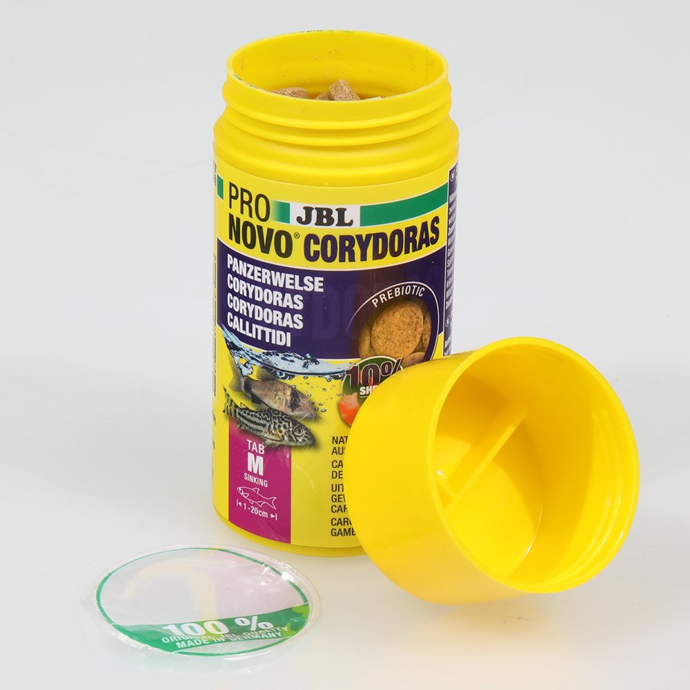 Jbl ProNovo Corydoras Tab M con Shrimps e Prebiotici 100ml 58gr