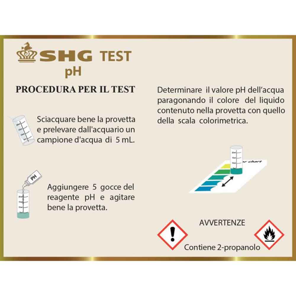 Shg Test PH Acidità  e Alcalinità  per acqua dolce 40 misurazioni