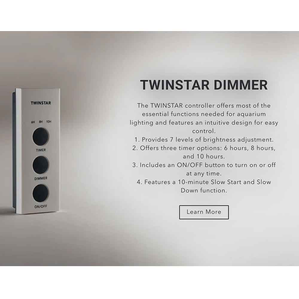 Twinstar G Line Lampada a Led Acqua Dolce Impermeabile 22W 48-80cm