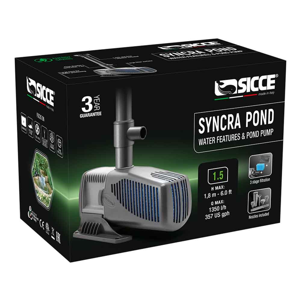 Sicce Syncra Pond 1 Pompa per Laghetto 1350l/h