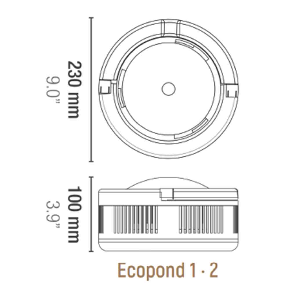 Sicce New Ecopond 2 Filtro interno per Laghetto 1350L/h