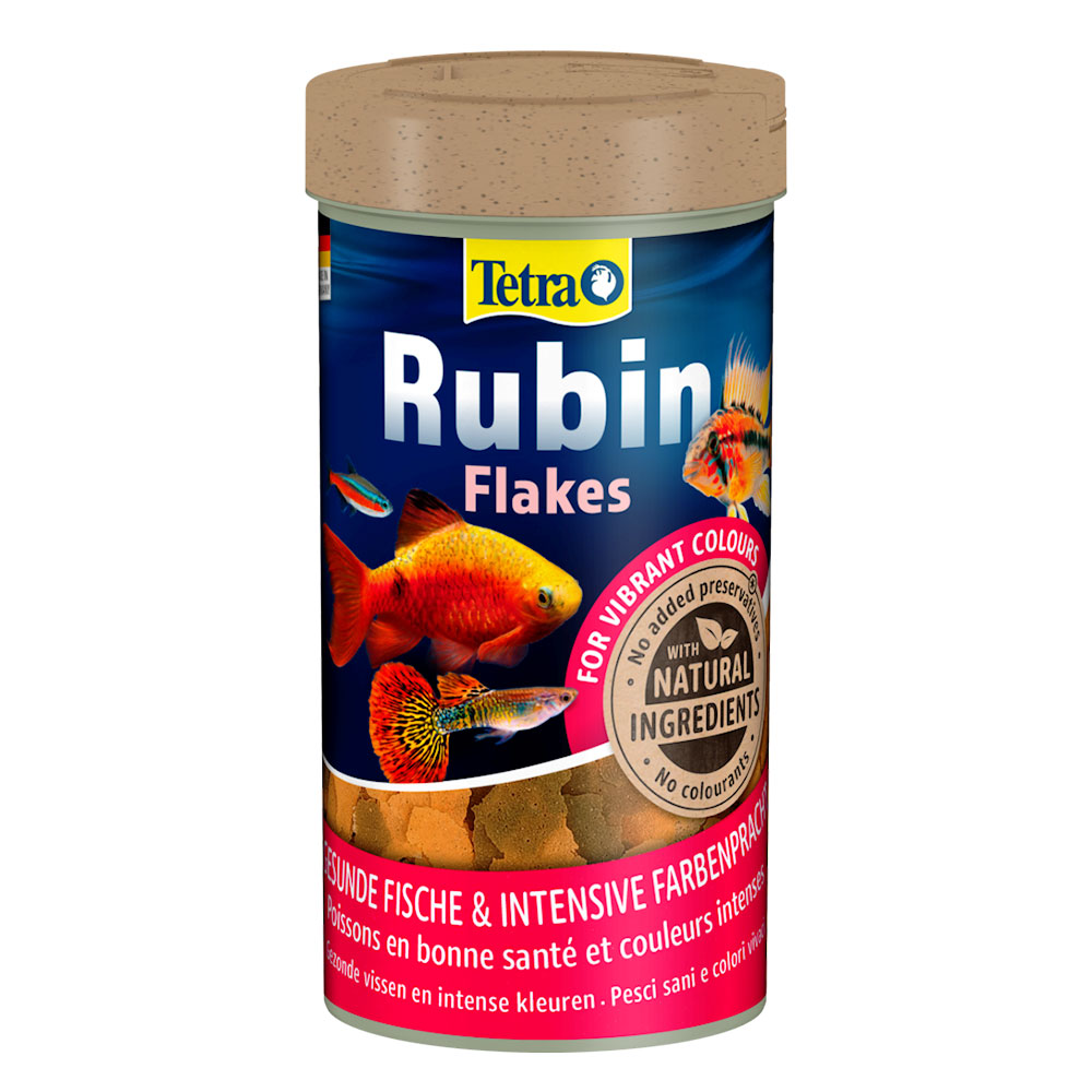 Tetra Rubin Flakes Natural Alimento in scaglie per la colorazione 250ml 52gr