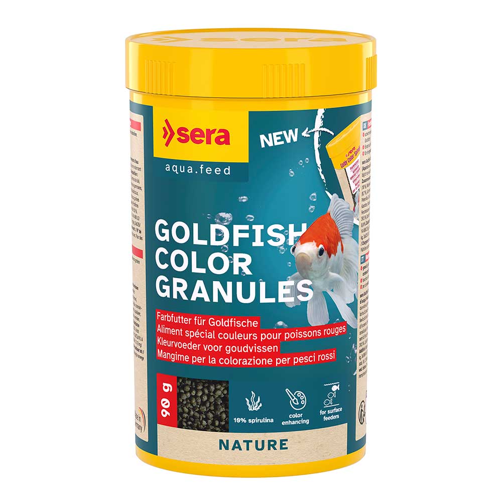 Sera Goldy Color Spirulina Nature granuli per pesci rossi 250ml 95g