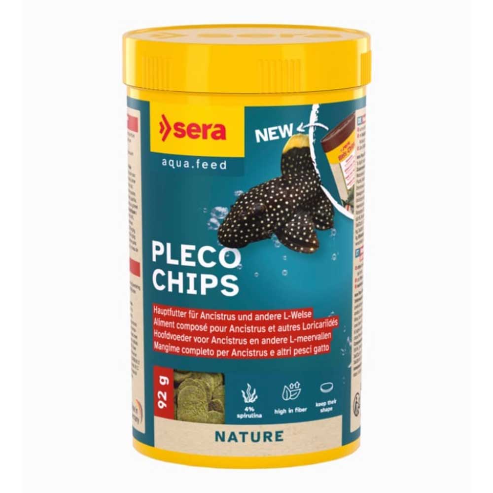Sera Pleco Chips Nature Mangime per Loricaridi 250ml 95g