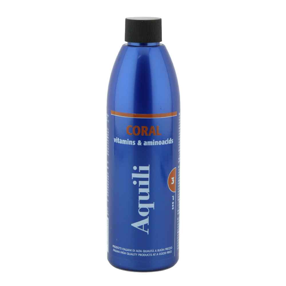Aquili Coral Vitamins e Aminoacids alimento coralli 125ml per 2500 litri