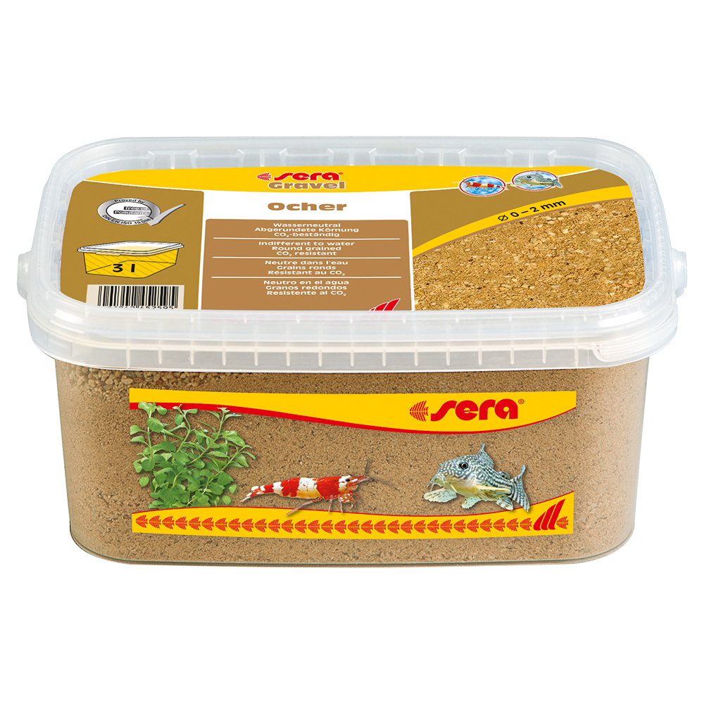 Sera Gravel Ocher Ghiaietto colorato ocra 2-3mm 3L
