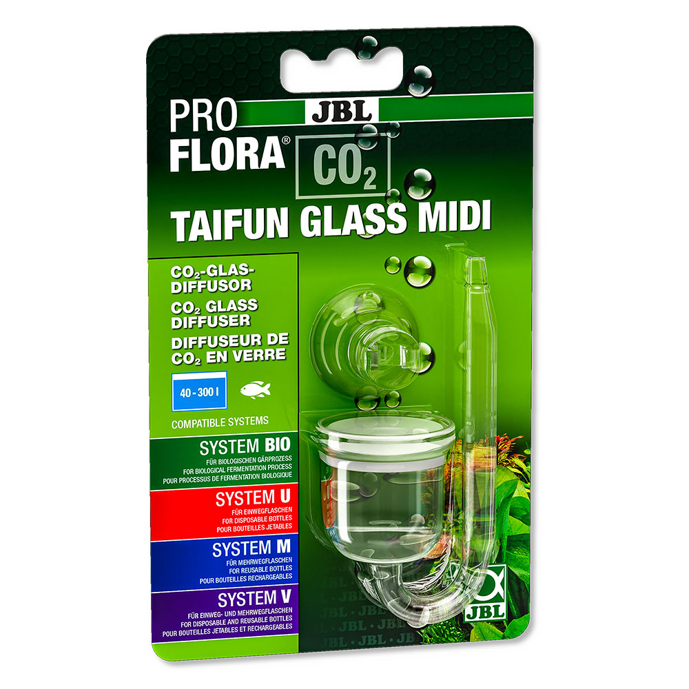 Jbl Proflora Taifun Glass Midi atomizzatore di CO2