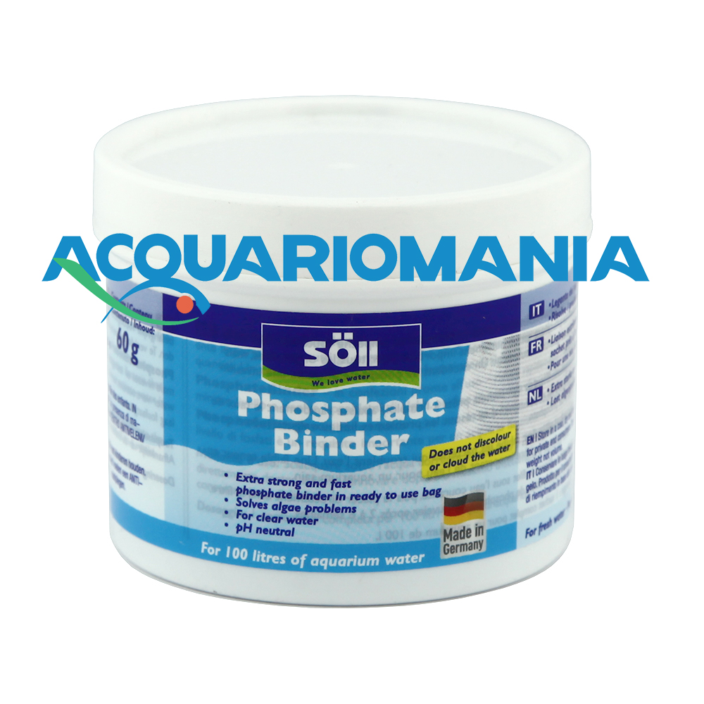 Söll Phosphate Binder Antifosfati 60g per 100 litri acqua dolce