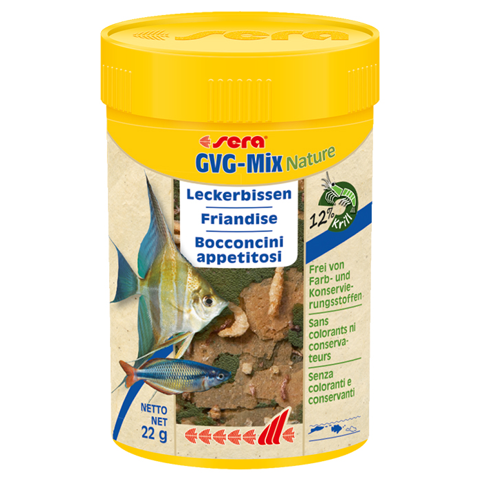 Sera Gvg Mix Nature Scaglie miste arricchite 100 ml 22 g