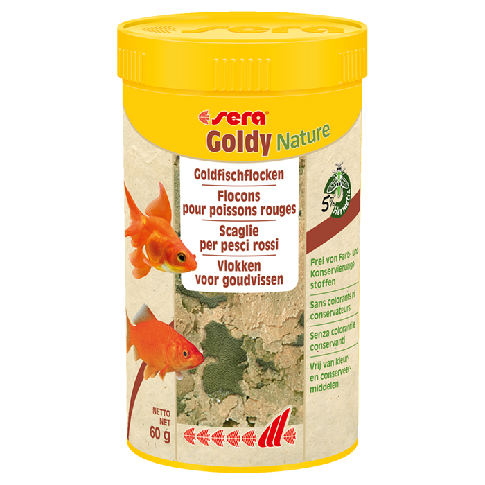 Sera Goldy Nature Scaglie per pesci rossi 250ml 60g
