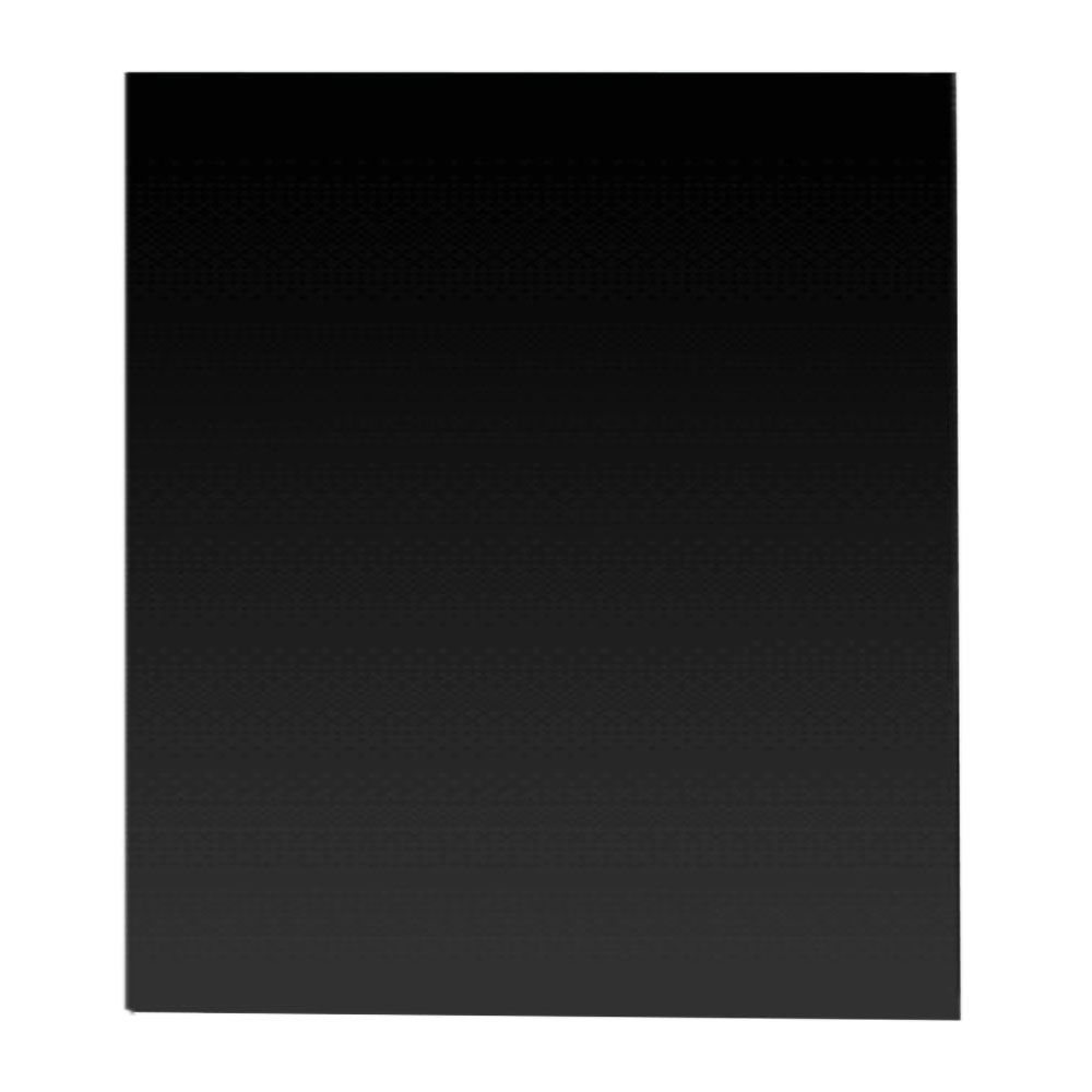 Blau Aquaristic Sportello con angoli arrotondati per Supporto 62cm Nero Laccato