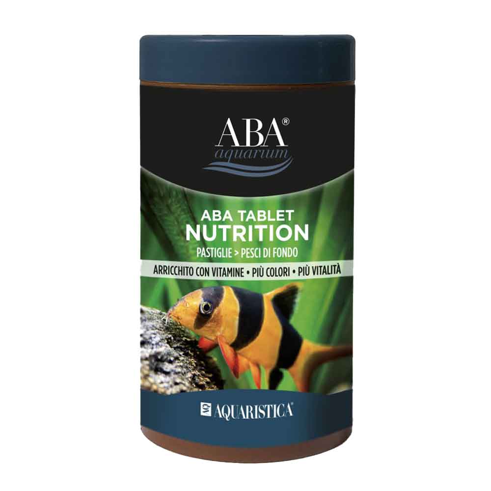 Aquaristica ABA Tablet Nutrition 160 Pastiglie per Pesci di fondo 100ml 60gr