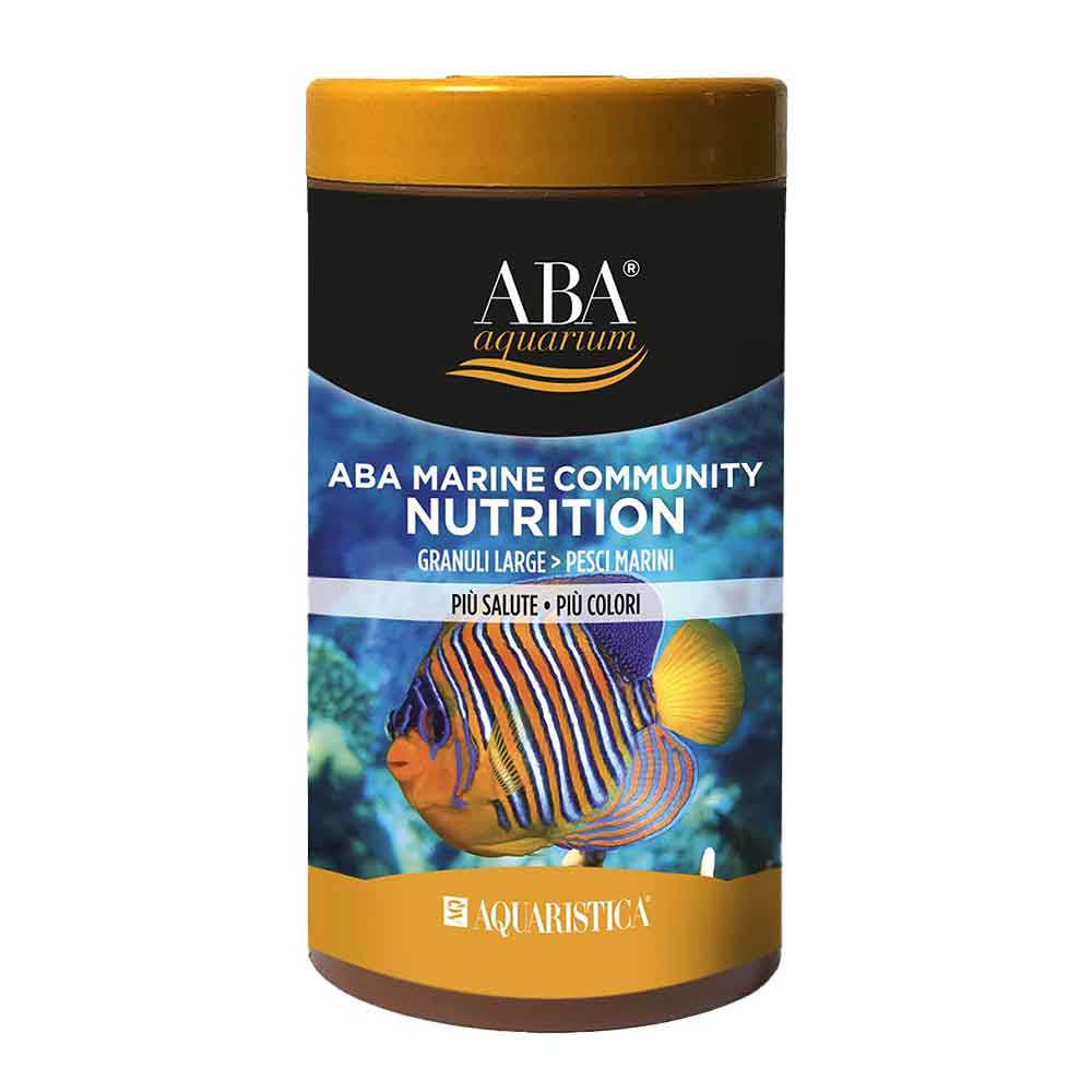 Aquaristica ABA Marine Community Nutrition Granuli Large Pesci marini 200ml 120g