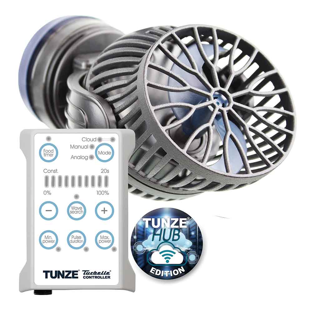 Tunze 6075.005 Turbelle nanostream da 2700 a 7.500l/h per Acquari fino a 1000Lt Hub Edition