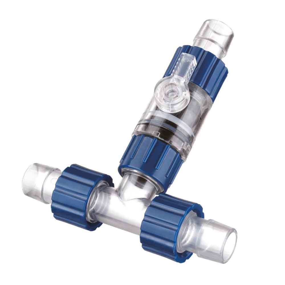 Aqpet EasyLink 3Way Raccordo a 3 Vie con Valvola di Controllo del Flusso per Acquari 20mm