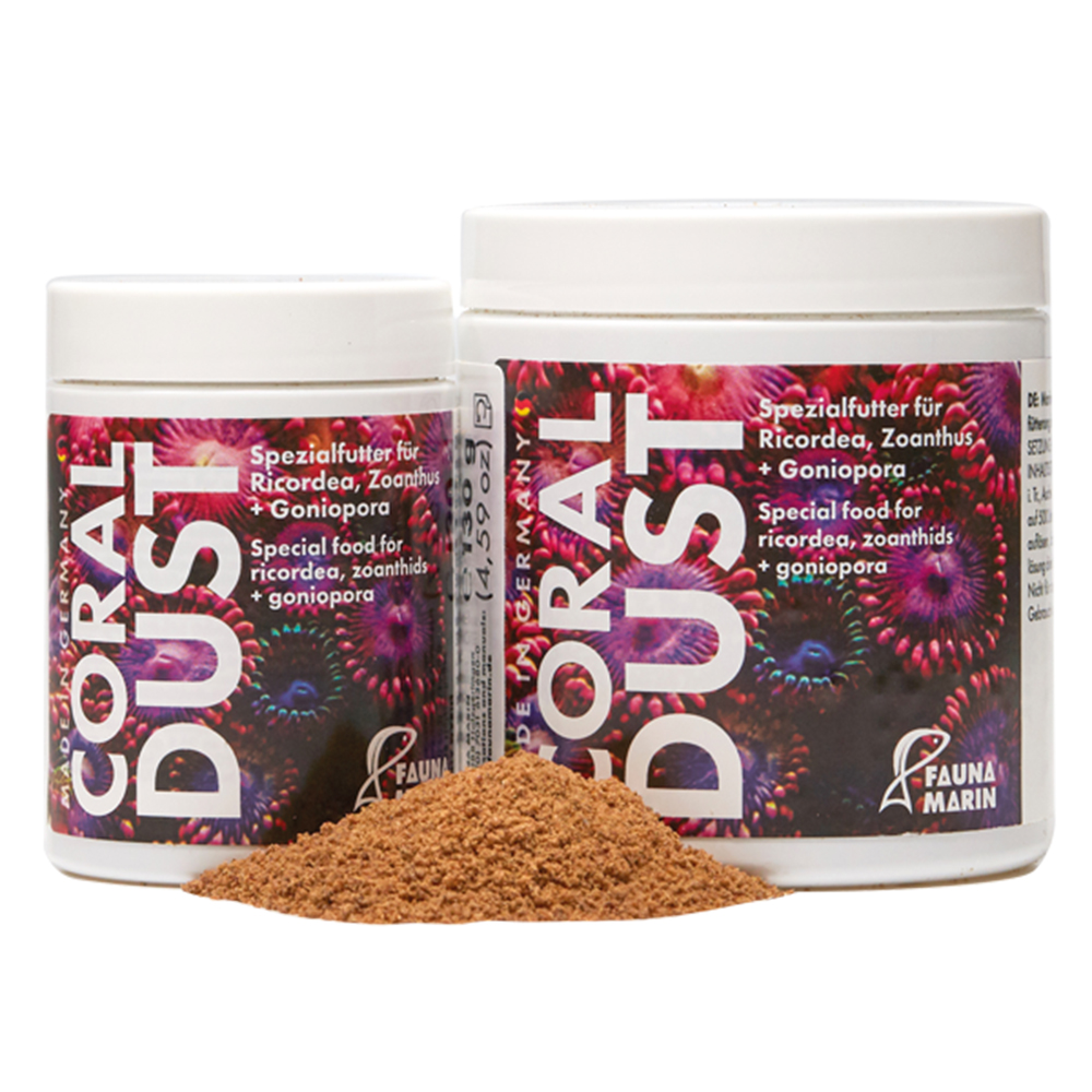 Fauna Marin Coral Dust Alimento per Coralli Lps, Zooanthus, Ricordea in polvere 50g