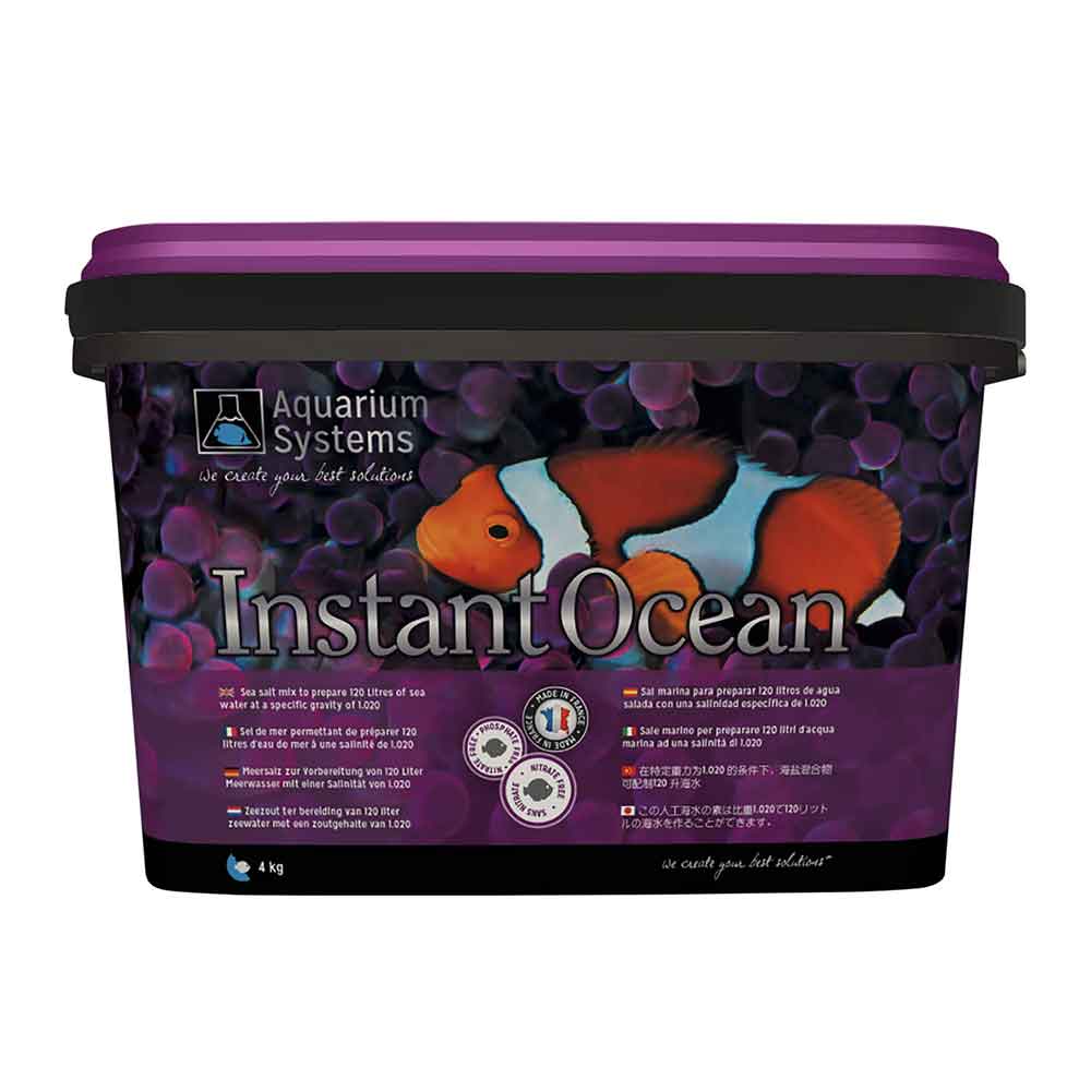 Aquarium System Sale Instant Ocean da 4kg per 120 litri