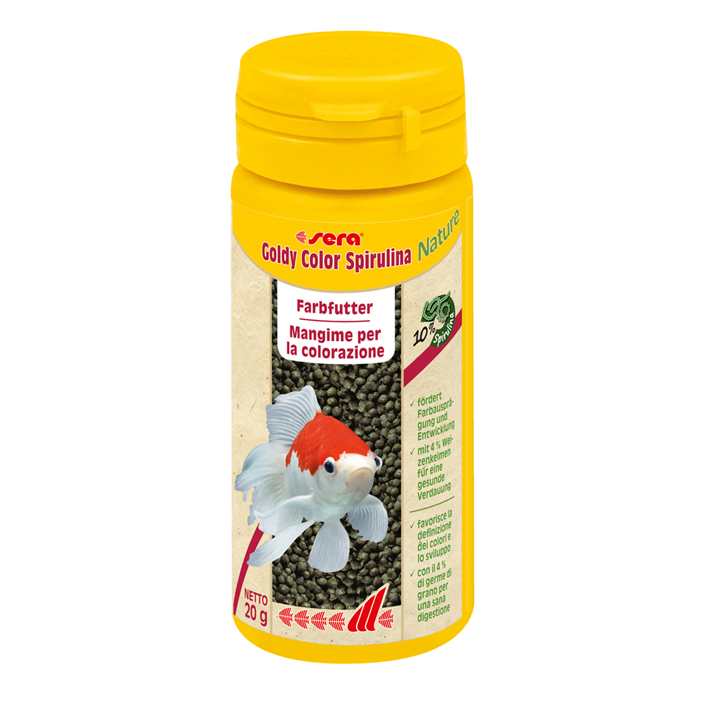 Sera Goldy Color Spirulina Nature granuli per pesci rossi 50ml 20g