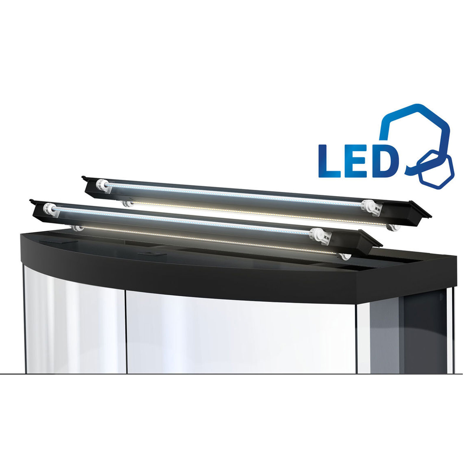 Juwel Acquario Vision 450 Litri LED Nero mis. 151x61x64H cm