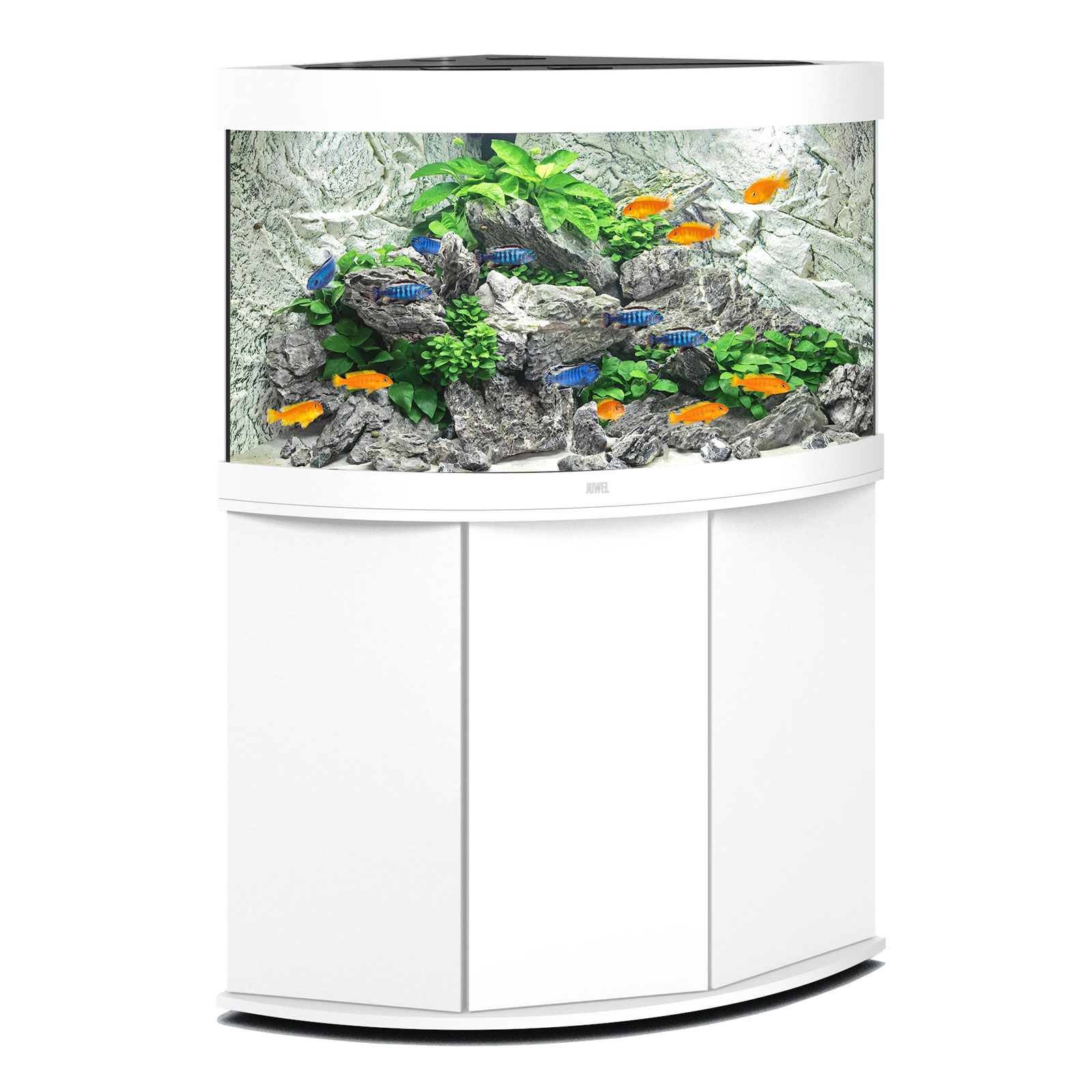 Juwel Acquario Trigon 190 Litri LED Bianco mis. 98,5x70x60H cm