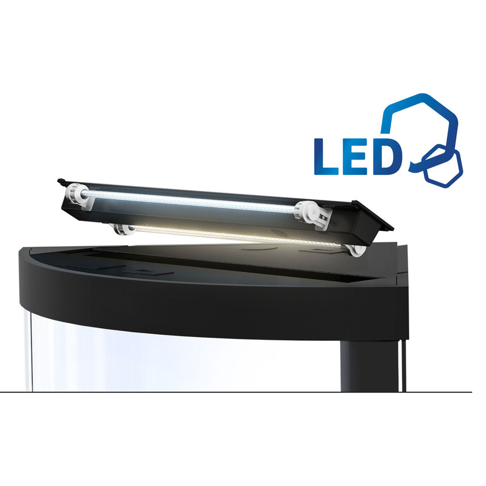 Juwel Acquario Trigon 190 Litri LED Faggio mis. 98,5x70x60H cm