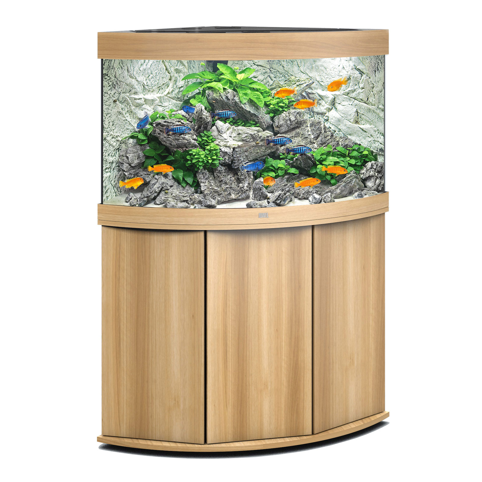Juwel Acquario Trigon 190 Litri LED Faggio mis. 98,5x70x60H cm