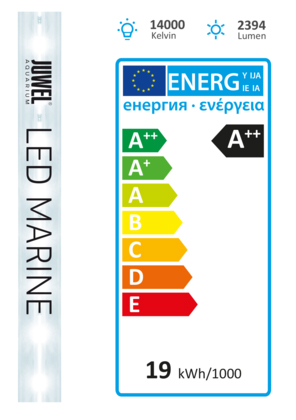 Juwel LED Marine Lampada ricambio Luce bianca chiara per acquari marini 14000K° 742mm 19w
