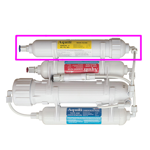 Aquili Impianto Osmosi NPS 75GPD 290litri al giorno a 4 stadi in linea con Filtro anti NO3 PO4 SiO