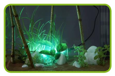 Askoll Stick Light Led Verde Sommergibile 1.5W 26cm