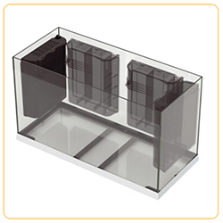 Ferplast Acquario Dubai 80 LED Bianco 81x36x h 51 cm 125 l