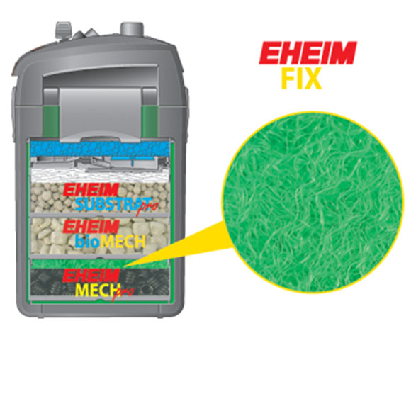 Eheim 2506051 Fix Lanetta Filiforme verde filtraggio meccanico 1Lt