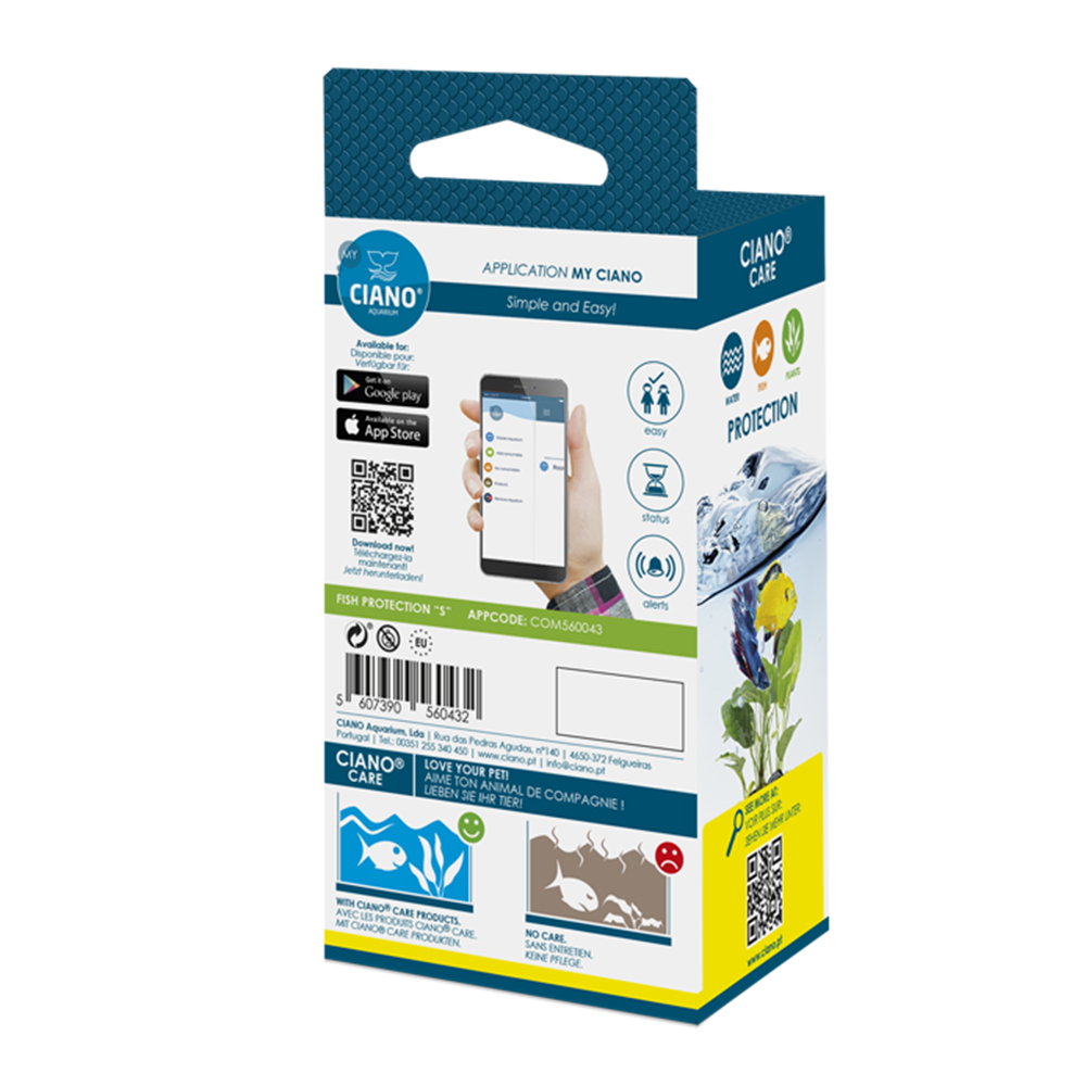 Ciano Aquarium Fish Protection Dosator S per pesci d'acqua dolce S