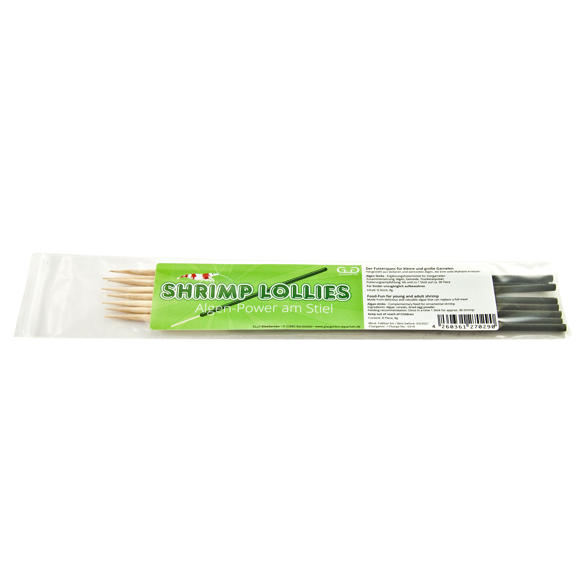 GlasGarten Shrimp Lollies Algen Power
