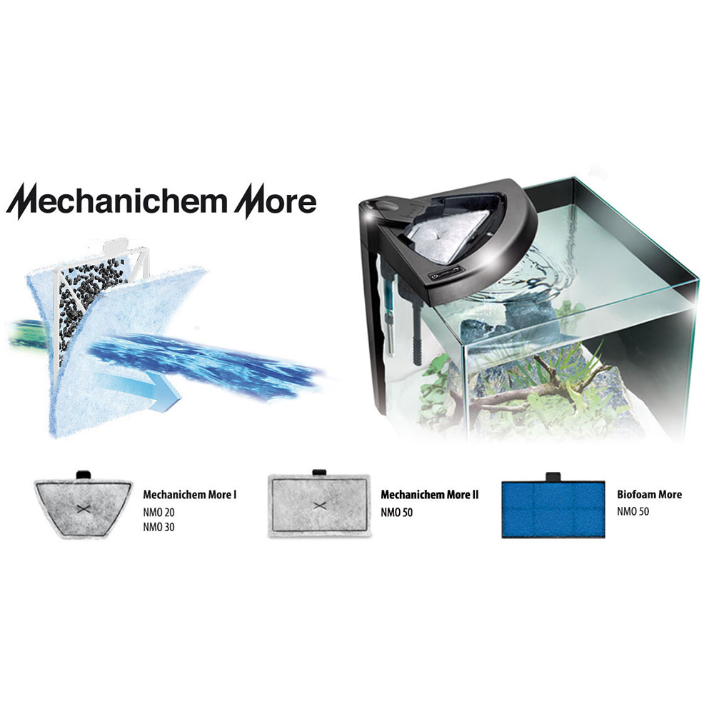 Newa More 50 Acquario Marin Water Completo di Illuminazione a Led Dual Touch 45 l Bianco