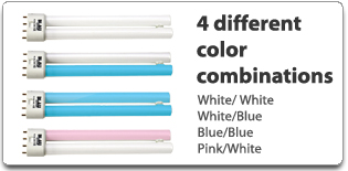Blau Aquaristic Lampada PL Bianca/Blu 9W G23 (2 pin)