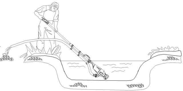 Wave Biopond Cyclone 6000 Aspirarifiuti per laghetto