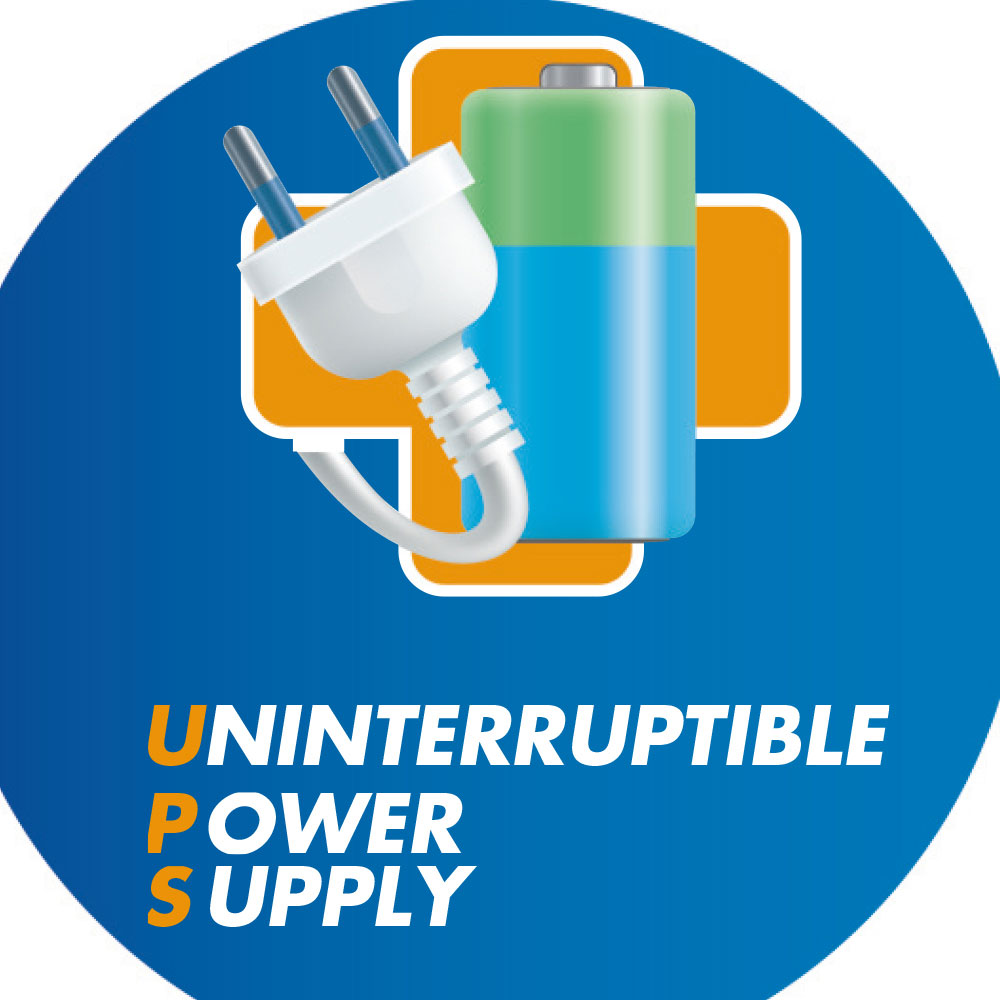 Amtra Air System 120 Ups Areatore con sistema anti Black Out con batteria al Lithio 2 uscite