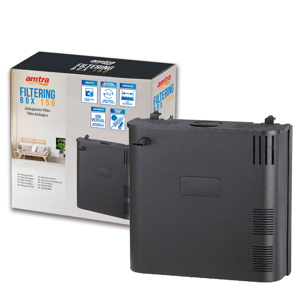 Amtra Filtering Box 150 Filtro interno Nero fino a 150lt escluso riscaldatore