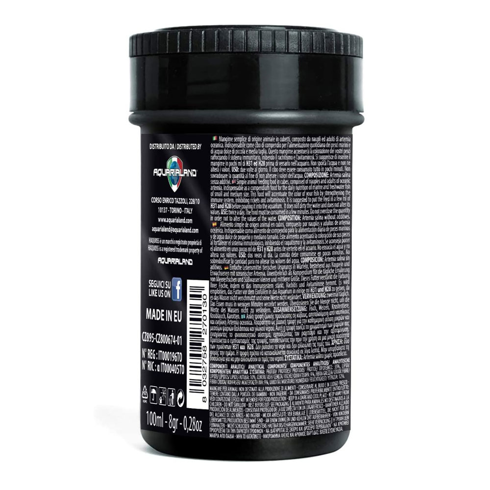 Haquoss Brine Shrimps Artemia liofilizzata 100ml 10gr