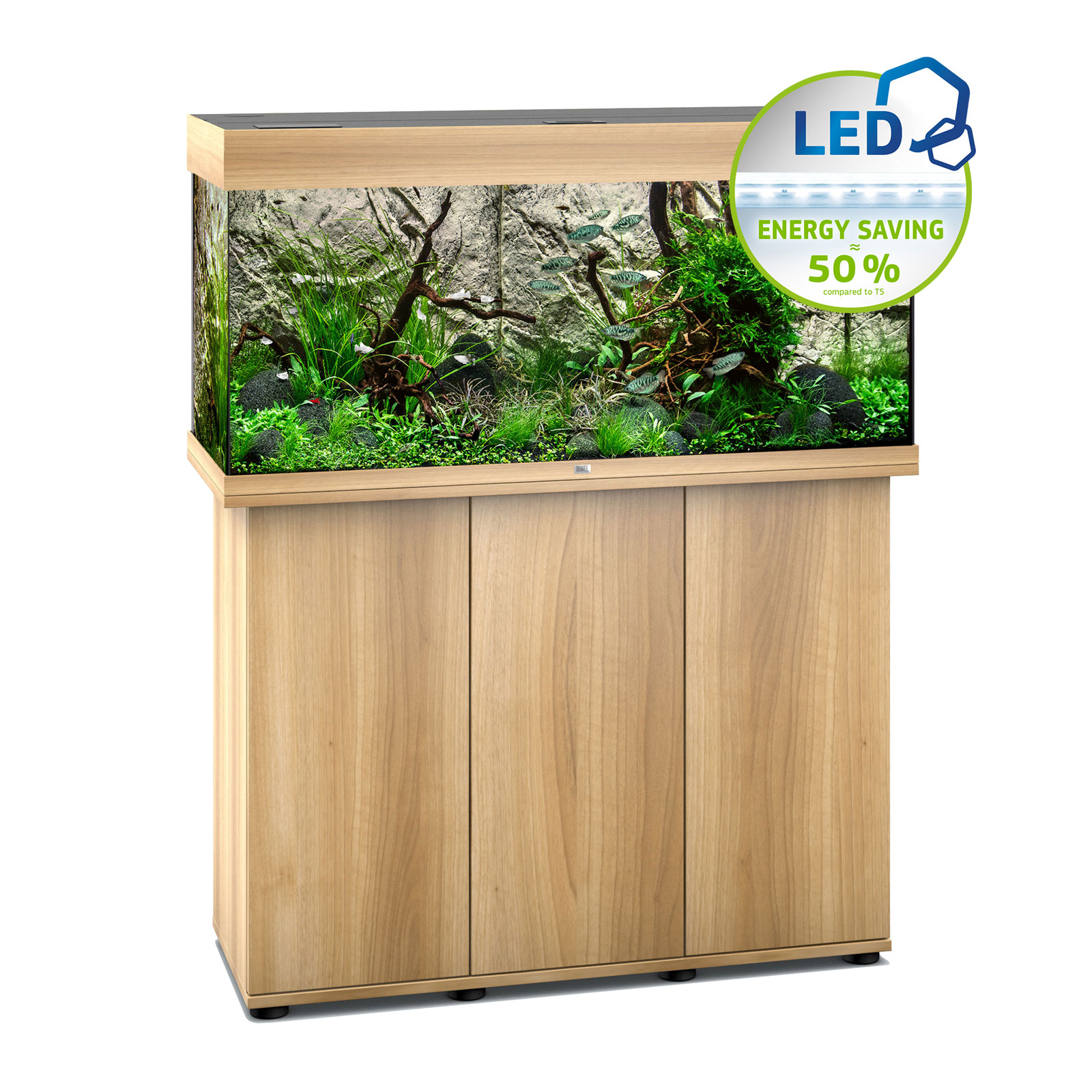 Juwel Acquario Rio 180 Litri LED Faggio mis. 101x41x50H cm