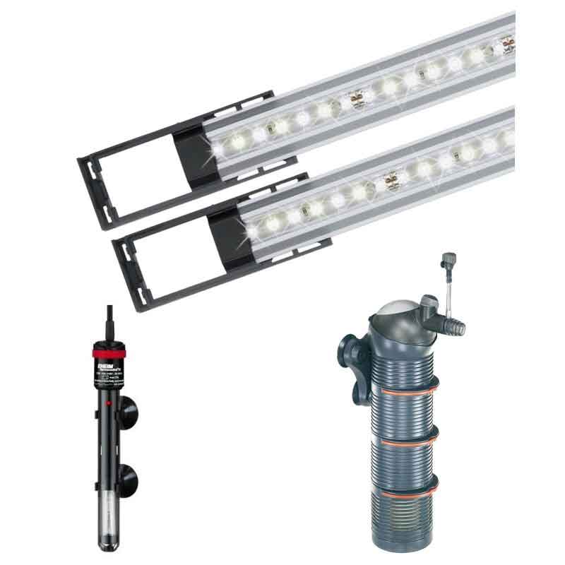 Eheim Vivaline 150 Led Acquario con Supporto Bianco 61x51x124h 150l