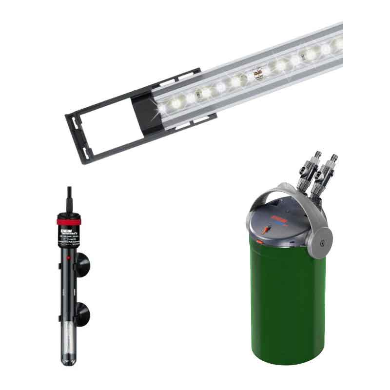 Eheim Vivaline 240 Led Acquario con Supporto Bianco 120x41x124h 240l