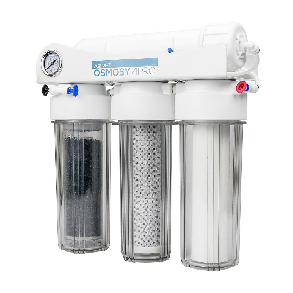 Aqpet Osmosy4 Pro 50GPD Impianto Osmosi 4 Stadi a Bicchiere