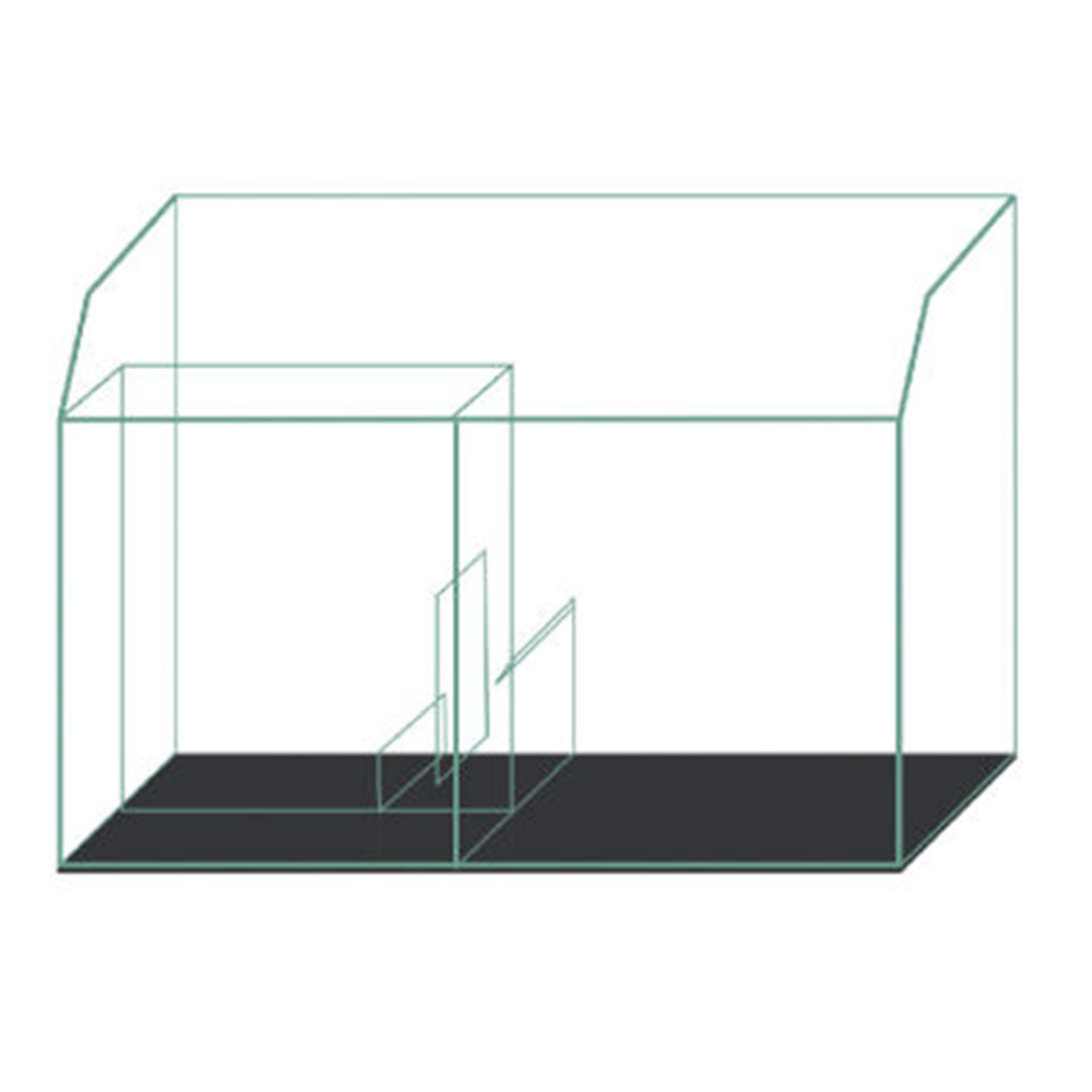 Blau Aquaristic Set Marine Gran Cubic Experience 92 Bianco Acquario Marino 230 Litri