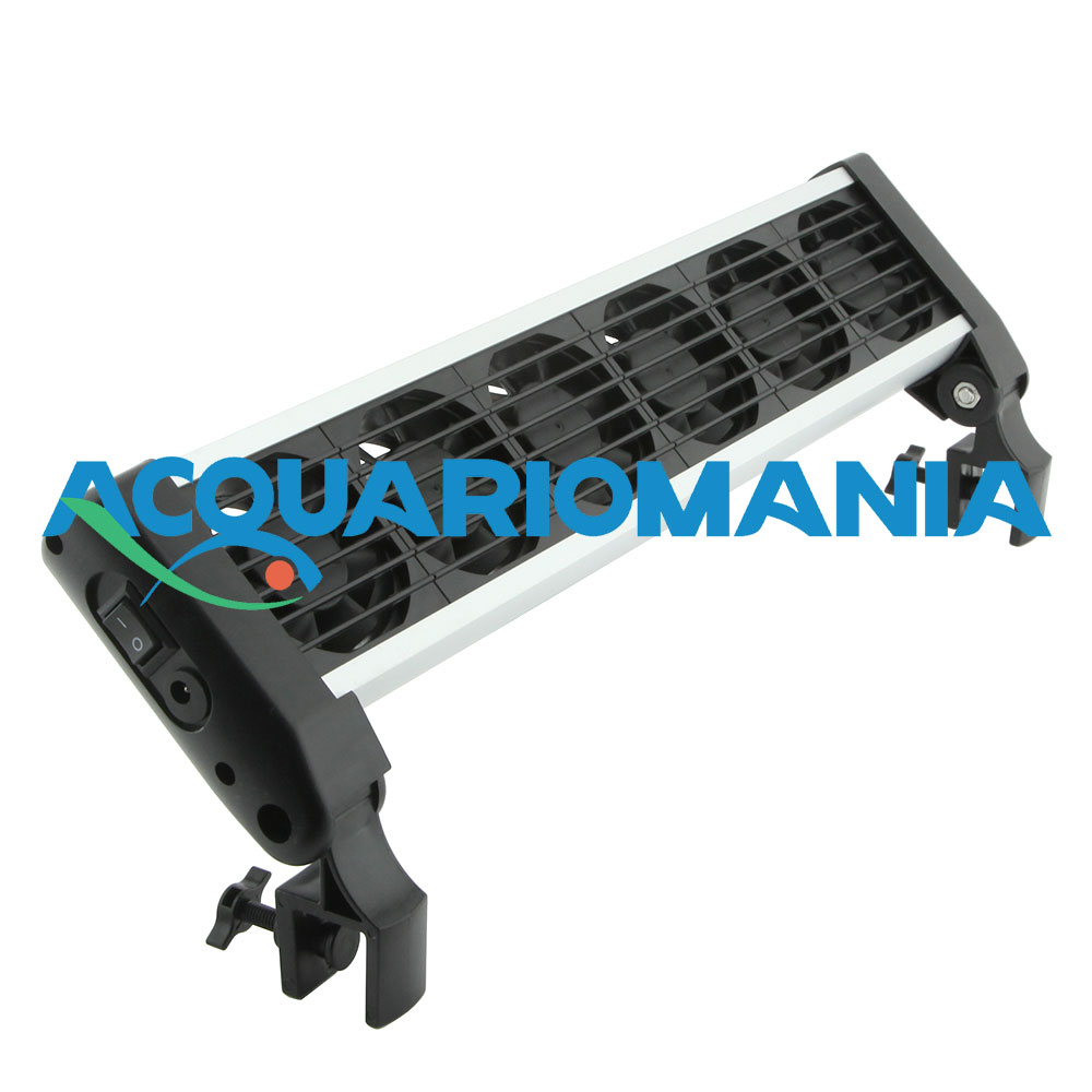 Blau Aquaristic Aquaventilador 6 Ventole orientabili a 4 velocità per raffreddamento acquario